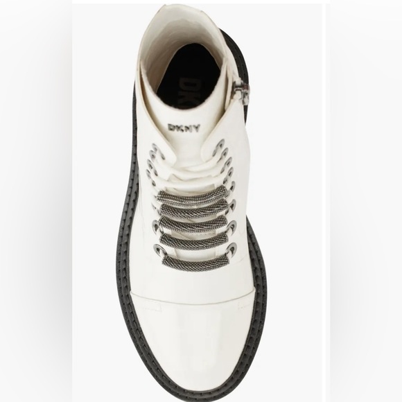 DKNY Malaya lace up boots -7.5 - Picture 3 of 7